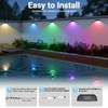 Solar Powered Color Changing LED Light Waterproof Outdoor 10 Modes