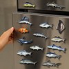 WitnyStore 4" Long Atlantic Skipjack Tuna Fish 3D Resin Fridge