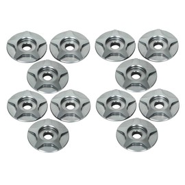 12PCS CNC Side Panel Cover Full Set Colored Verge Washers Compatible with GROM 2022 2023 2024 (Titanium)