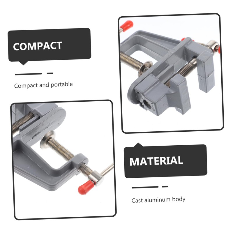 Operitacx Mini Vice for Workbenches Jewellers Small Handle Craft Device