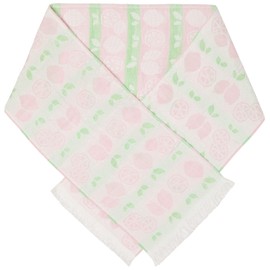 Seikan Cool Scarf ECO de WTFR-100 PI Made in Japan Cool Scarf Towel with Cooler Bag, 6.3 x 39.4 inches (16 x 100 cm), Fresh Lemon, Pink
