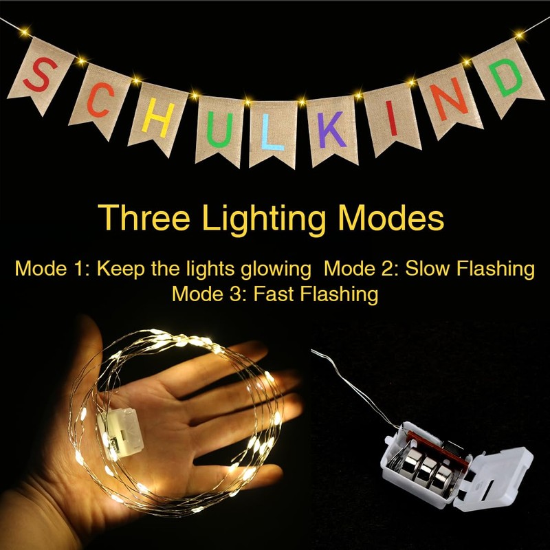 Party Garland, Decorative Jute A3