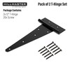 12 Inch T-Strap Heavy Duty Shed Door Hinges Gate Strap
