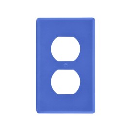 Royal Blue Duplex Outlet Covers Wall Plate Light Switch Cover Plates 2 Gang Kitchen Home Decor H4.53 xL2.76 inch