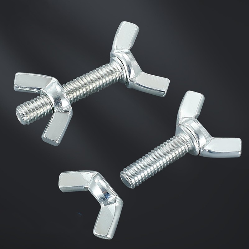 20Pcs Metal M6 Wing Nuts High Strength M6 Wing Butterfly