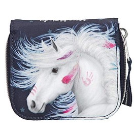 Depesche Miss Melody 10596 Wallet Approx. 11 x 10 x 2.5 cm Blue