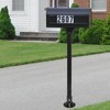 Insaga Chain Link Fence Post 2'' Floor Flange Base, Heavy