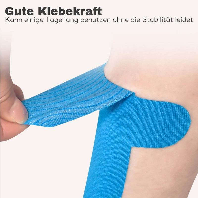 PreCut Kinesiotapes for Heel Tendon, Pack of 10 Kinesiotapes, Pre-Cut