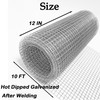 Hardware Cloth 1/4 inch 12inx10ft,Chicken Wire Mesh Fence,Galvanized After Welding