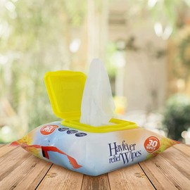 Hayfever Allergy Relief Wipes | Hayfever Wipes | Natural Remedy for Hay Fever -Resealable Pack - Suitable for Face and Hands | Wipes Travel Pack 3 Pack (90 Wipes)