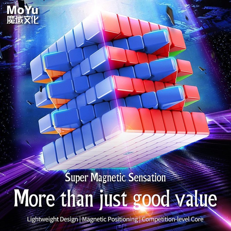 XMDCuber Moyu Meilong 7M Speed Cube 7 x 7 Magnetic