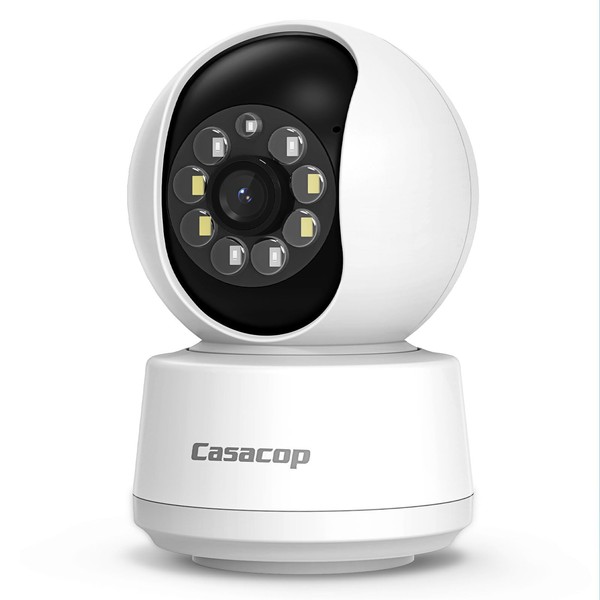 CASACOP Smart Security Camera, 1080p Home Security Camera, Pan &
