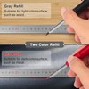 2 Pack Carpenter Pencil Mechanical Pencil Set Built-in Sharpener Carpentry