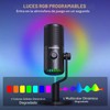MAONO Micrófono USB para juegos para PC, micrófono condensador programable