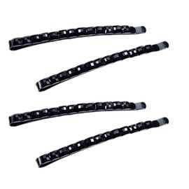 4 Pieces Black Rhinestone Hair Clips Shiny Hair Pin Crystal Diamond Hairpin Hairpin Sparkly Hair Decoration for Women Bangs Metal Hair Clip Hairpins Clip