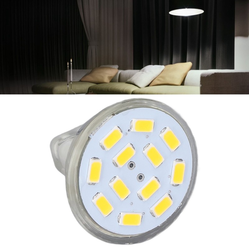 4PCS MR11 12LED Light Bulb 4W 400LM Double Pin Base