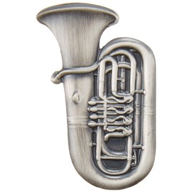 Nakano MM-80P/TU/S Standard Brooch Tuba Silver