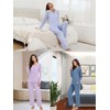 Anydeer Women Pajama Sets Long Sleeve Loungewear Fall 2 Piece
