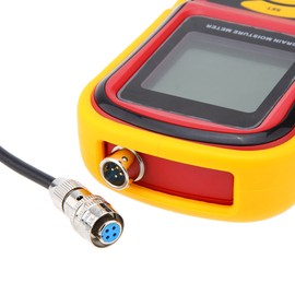 GM640 Portable Digital Grain Moisture Meter with Measuring Probe LCD Display Tester for Corn Wheat Rice Bean Wheat Hygrometer