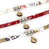 Pohshido Cat Collar, Stylish, Japanese Pattern, Ribbon, Bell Included, Safete,
