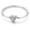 Pulseras Plata Esterlina Alta Calidad Varios Modelos Dijes Corazón 17