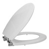 Design House Dalton Round Wood Toilet Seat in White