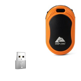 BoxWave Adapter Compatible with Ozark Trail Rechargeable Hand Warmer - USB-A to C PortChanger (5-Pack), Type-C OTG Convert Charging Data Adapter - Metallic Silver