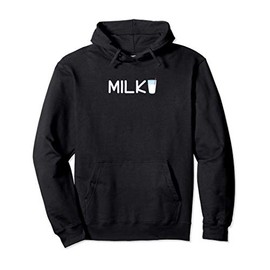 Milk design for a milk lover Pullover Hoodie