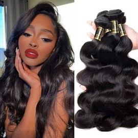 Brazilian Body Wave Bundles Body Wave Bundles 10A Brazilian Human Hair Bundles 100% Unprocessed Remy Human Hair 10 12 14 Human Hair Bundles