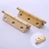 4Pack Decorative Solid Brass Cabinet Cupboard Door Butt Hinges Furniture