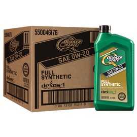 Quaker State Full Synthetic 0W-20 Motor Oil, 1 Quart (6 Pack)