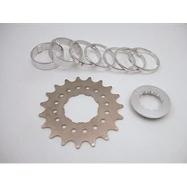 Gravity Economy: Single Speed Spacer Kit for Cassette Freehub Mountain or Road (14t)