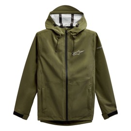 Alpinestars 1232-11010-690-XXL: Omni Rain Jacket Military Green 2X