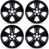 Glossy Black Wheel Skins Compatible with 2019-2024 Toyota RAV4/RAV4 Hybrid