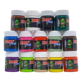 Zombie Paint Kit De Pintura Facial Zombie Paint Maquillaje Corporal