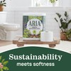 Aria 100% Recycled Toilet Paper, 1 Pack of 6 Rolls,