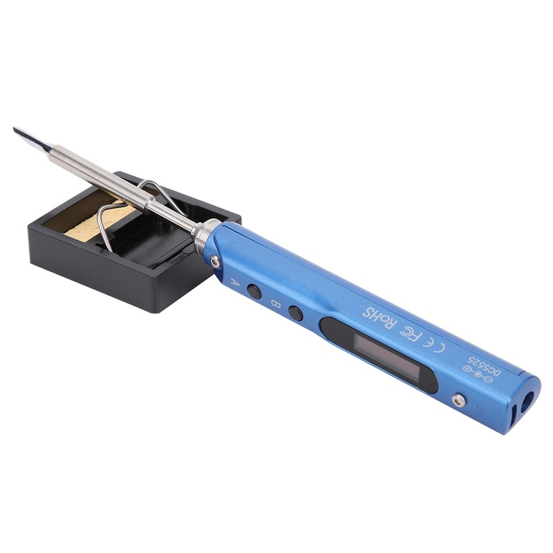 Electric Soldering Iron Set Mini Digital Display Temperature Adjustable SQ‑001