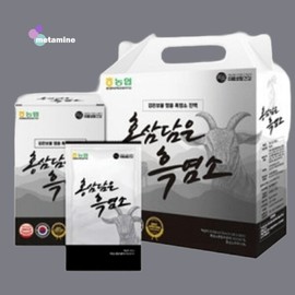 홍삼담은 흑염소 진액 2100ml (70ml 30포) Red Ginseng Black Goat Extract 2100ml (70ml 30 Packs)