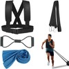 Sled Harness Tire Pulling Harness Fitness Resistance Training Workout -Adjustable