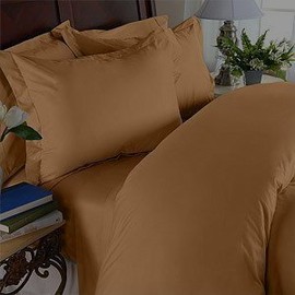 Elegant Comfort 1500 Thread Count - Wrinkle Resistant - Egyptian Quality Ultra Soft Luxurious 4 pcs Bed Sheet Set, Deep Pocket Up to 16" - Many Size and Colors , California King, Bronze