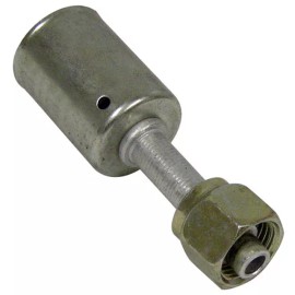 MRFOMOCO A/C BEADLOCK FITTING,CRIMP, FEMALE O RING, STRAIGHT, # 6 NUT, #8 HOSE 35B1305