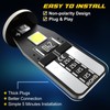 Spurtar 42PCS Interior Car Lights Superior Brightness White Dome Map