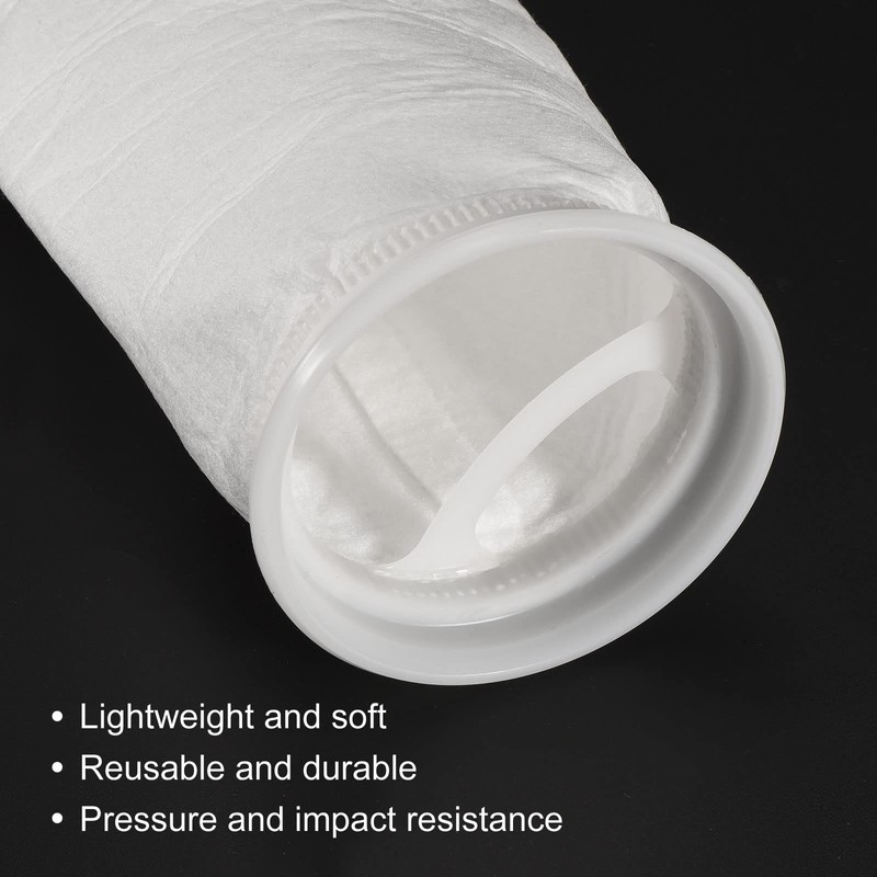 PATIKIL 4 Inch Ring Filter Socks 1 Micron, Mesh Bags