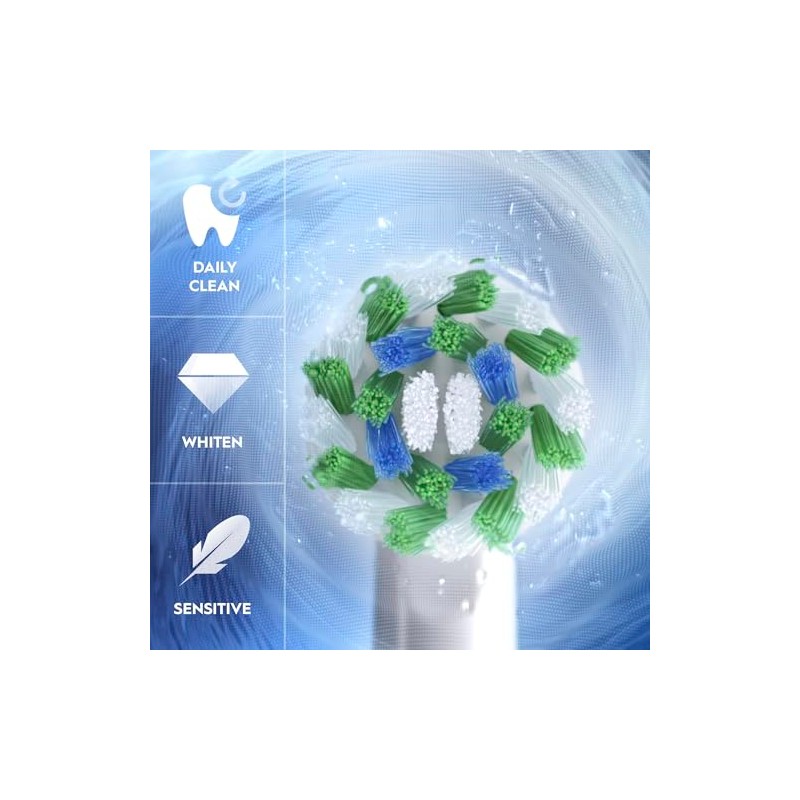 Oral-B Cepillo de dientes eléctrico recargable Pro 1000, color blanco