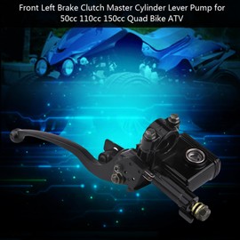Brake Master Cylinder Lever, Front Left Brake Clutch Master Cylinder Lever Pump for 50 cc 110 cc 150 cc Quad Dirt Bike ATV 7/8 Inch 22 mm
