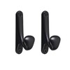 Zinc Alloy Metal Curtain Parts, Tassels, Robin Pair (Black)