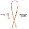 jiesinlov Vachetta Leather Replacement Crossbody Bags Strap Adjustable Shoulder Strap