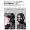 ILM Bluetooth Motorcycle Modular Helmet 2-3 Riders Intercom Flip up