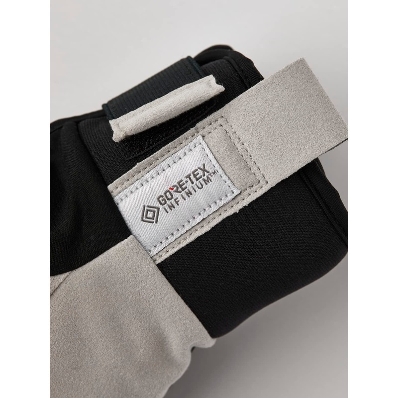 Hestra W.S. Wool Terry Split Mitt - Black - 6