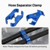 EVIL ENERGY Hose Separator Clamp, Fuel Line Mounting Clamp Aluminum